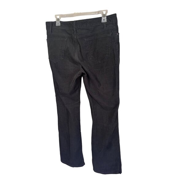 Lands' End gray corduroy straight leg pants size 10 - Picture 6 of 7